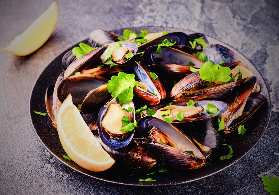 Blåskjell og sauvignon blanc